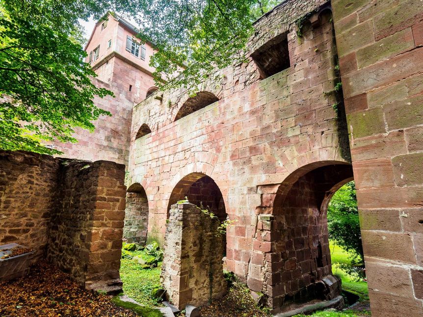 Foto: Ralf Kuhlen Schloss Heidelberg, Die Brücke